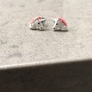 Unicorn stainless steel earrings